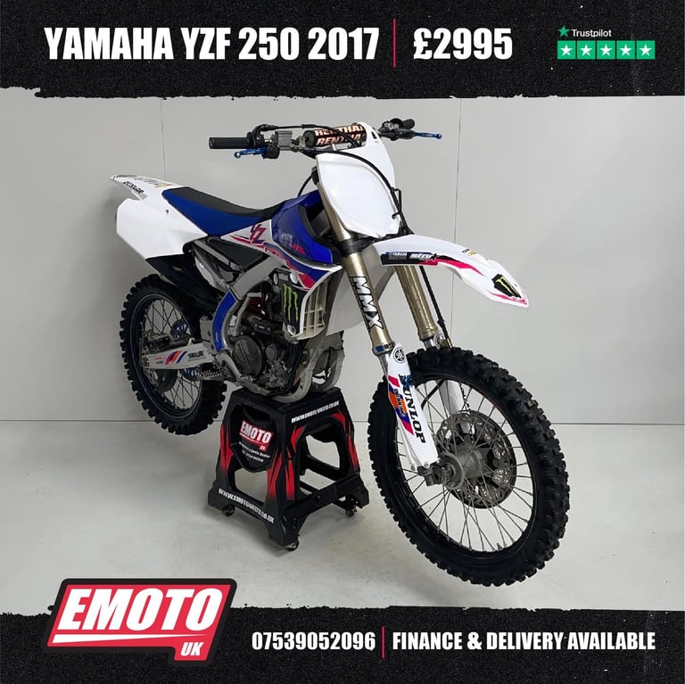 YAMAHA YZF 250 2017 Motocross Bike 250cc @EmotoUK - Finance Available