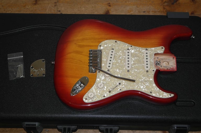 2003 Fender USA Deluxe Stratocaster (no neck) Noiseless pickups, S1 switching 