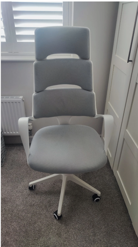 Swivel Retro Style Office Chair Adjustable Very Good Condition