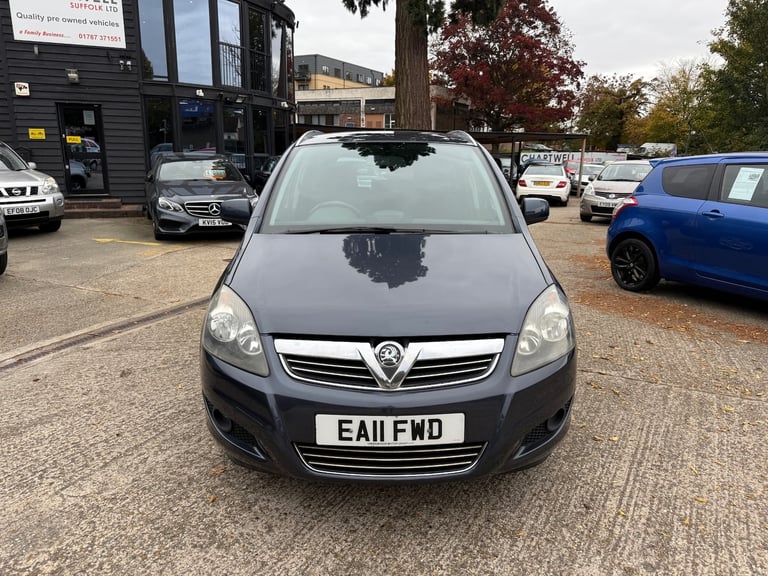 2011 Vauxhall Zafira 1.6i [115] Energy 5dr MPV Petrol Manual