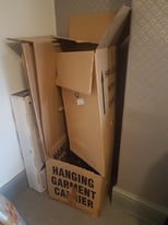  2 x free wardrobe carrier boxes for house move