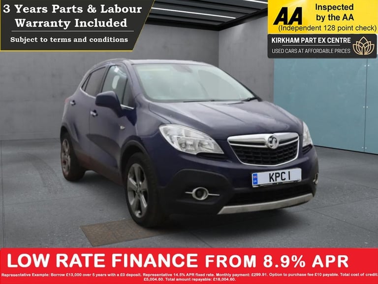 image for 2013 Vauxhall Mokka 1.6 SE SUV 5dr Petrol Manual 2WD Euro 5 (s/s) (115 ps) ***DRIVE AWAY TODAY* H...