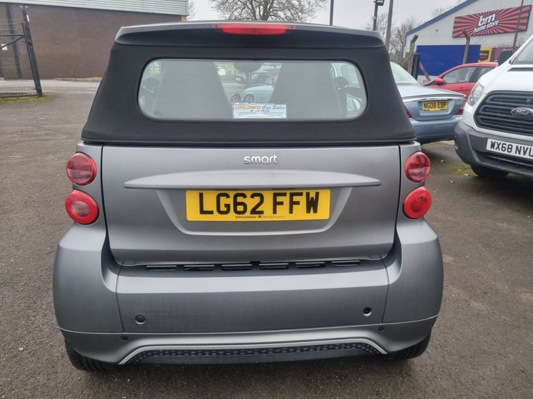 2012 smart fortwo 1.0 Pulse Cabriolet 2dr Petrol SoftTouch Euro 5 (84 bhp) Convertible Petrol Aut...
