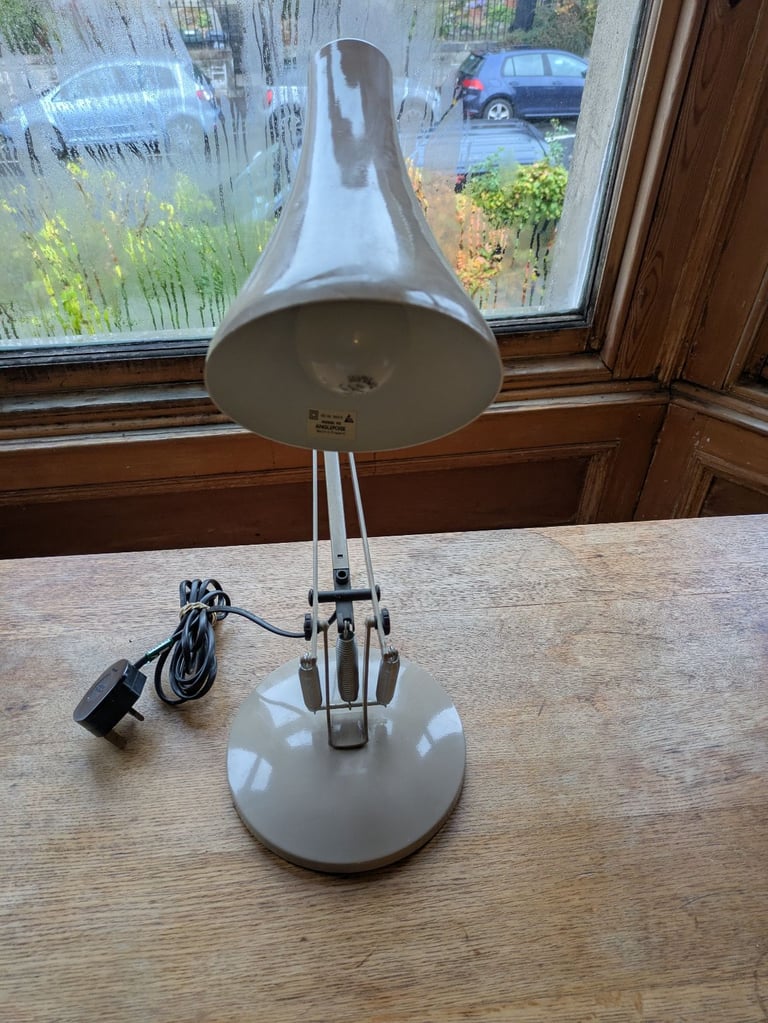 Beige/ light Grey Anglepoise Vintage Mid Century Lamp Retro Lighting