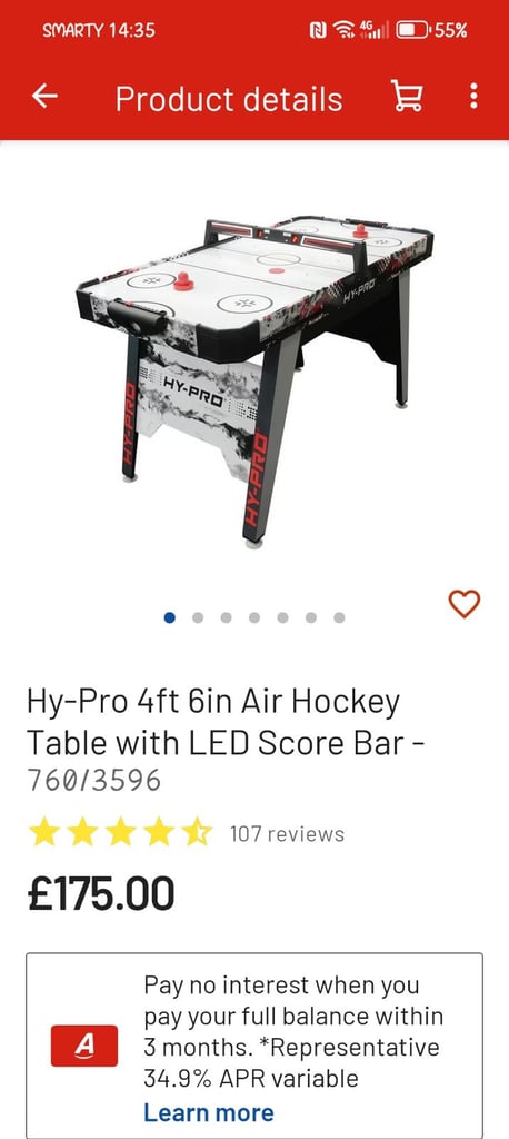 image for Air hockey table 