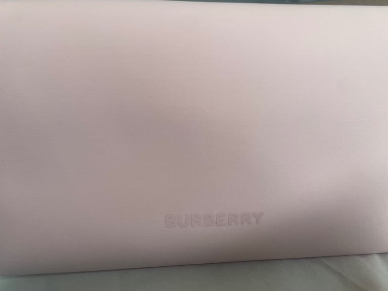 Burberry Pink makeup bag 