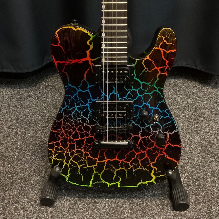 image for ESP LTD Eclipse NT ‘87 Series Rainbow Crackle Electric Guitar