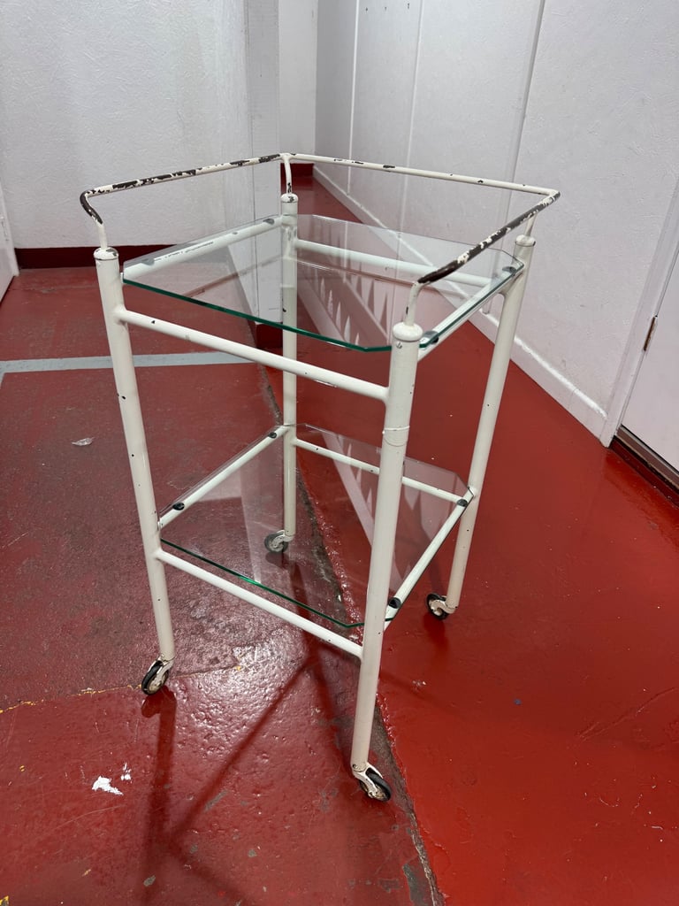 image for Vintage Medical Trolley Hospital Dr Surgery  pickup Cardiff 