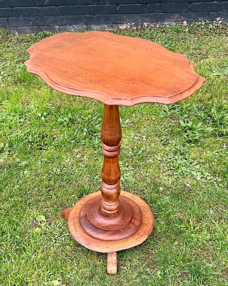 Victorian mahogany antique side table vintage wooden arts and crafts hall desk industrial occasional