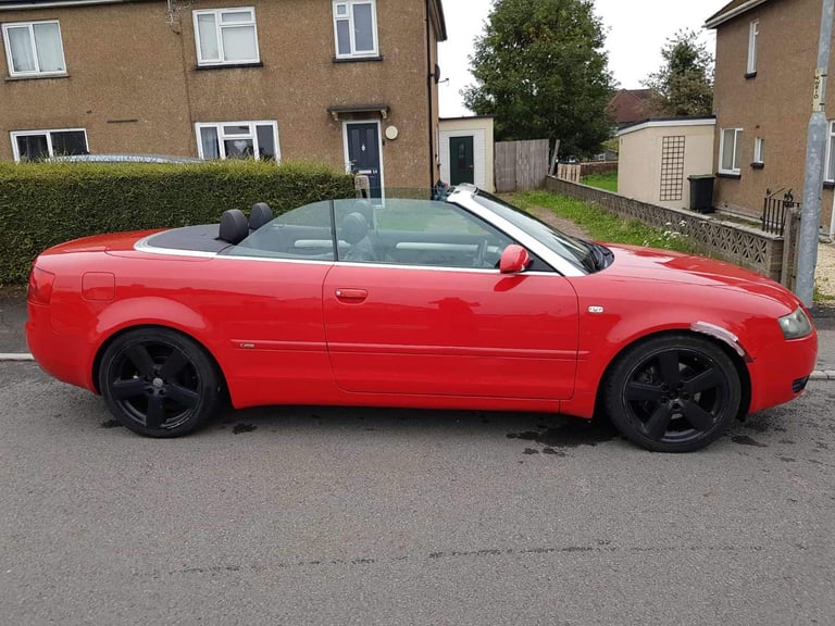 Audi A4 S line convertible. Low miles, reliable and mot until April.