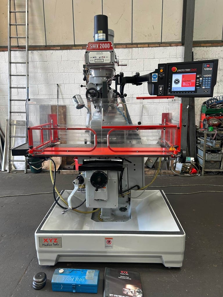 XYZ MODEL SMX 2000 CNC TURRET MILLING MACHINE R8 YEAR 2015