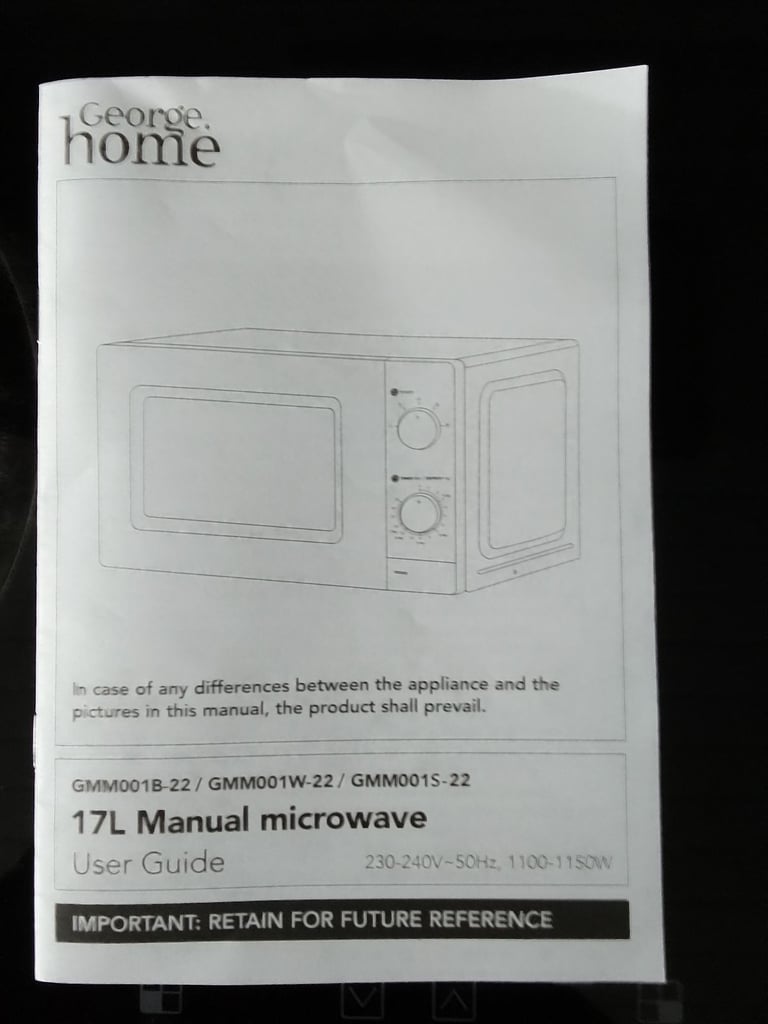 image for For Sale Microwave oven (still under guarantee)