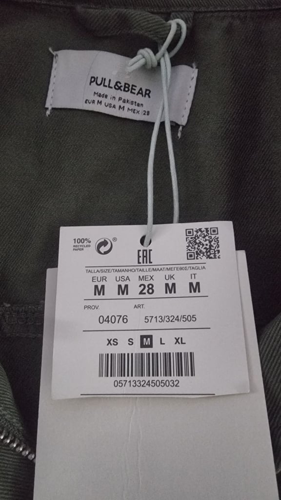 Pull&Bear Jacket size M with tags 