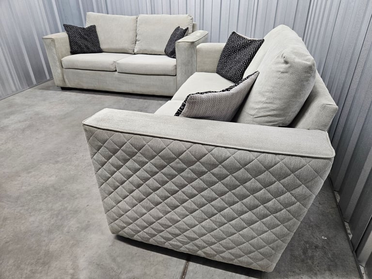 Dfs 2 sofas in grey