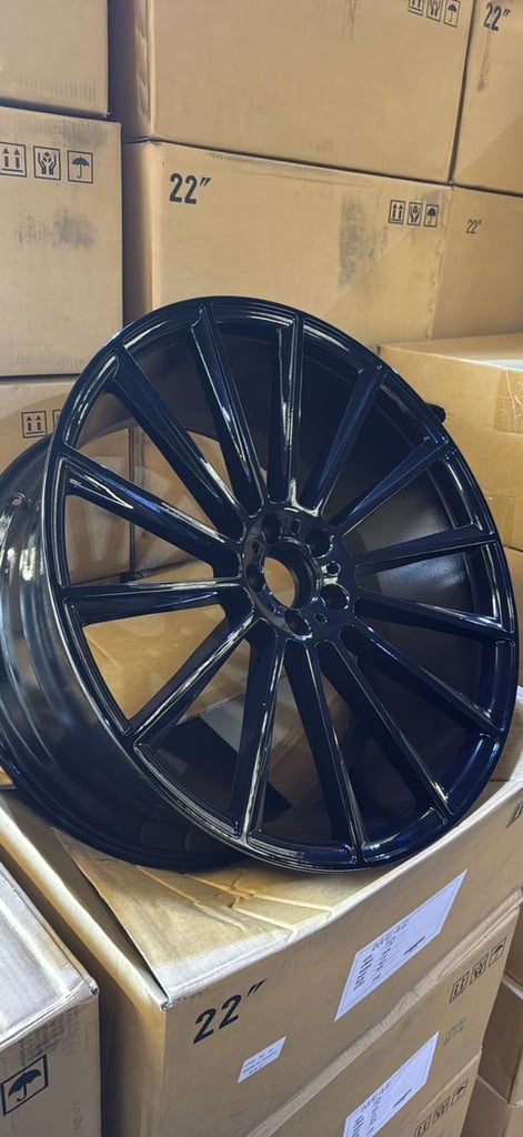 🔥 VOLKSWAGEN 5X112   22 X 10J  Gloss Black Alloy Wheels 🔥 BRAND NEW BARGAIN PRICE!!!!