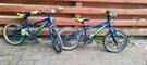 Carrera bikes 14&quot; kids twins x2