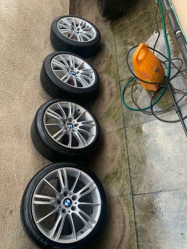 image for Bmw Mv3 193m 18” Alloy Wheels Front 8J- 8036933 REAR 8.5J- 8036934 - SILVER