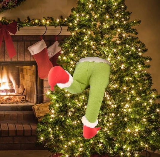 image for Christmas elf in tree new