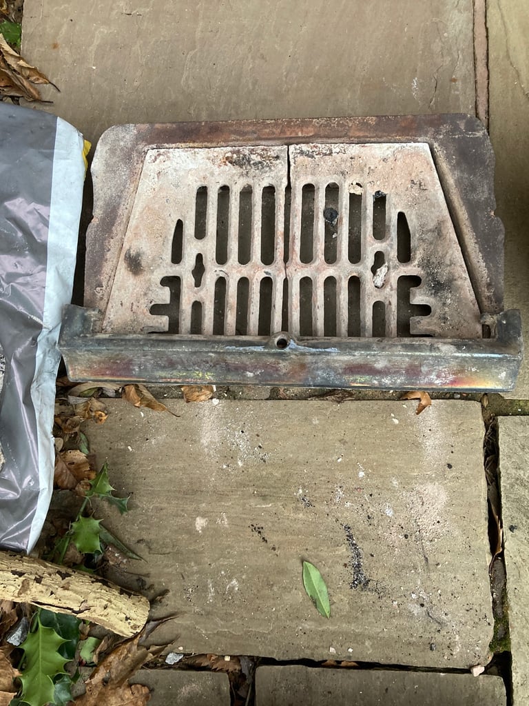 Baxi Burnall open fire parts following removal