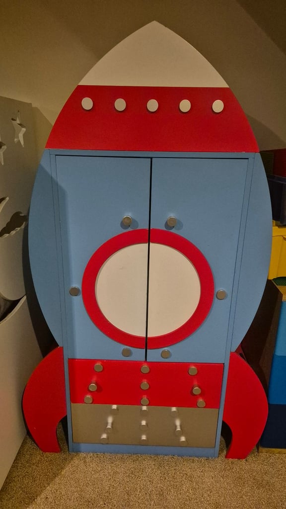 Next Space Rocket novelty childrens kids wardrobe 