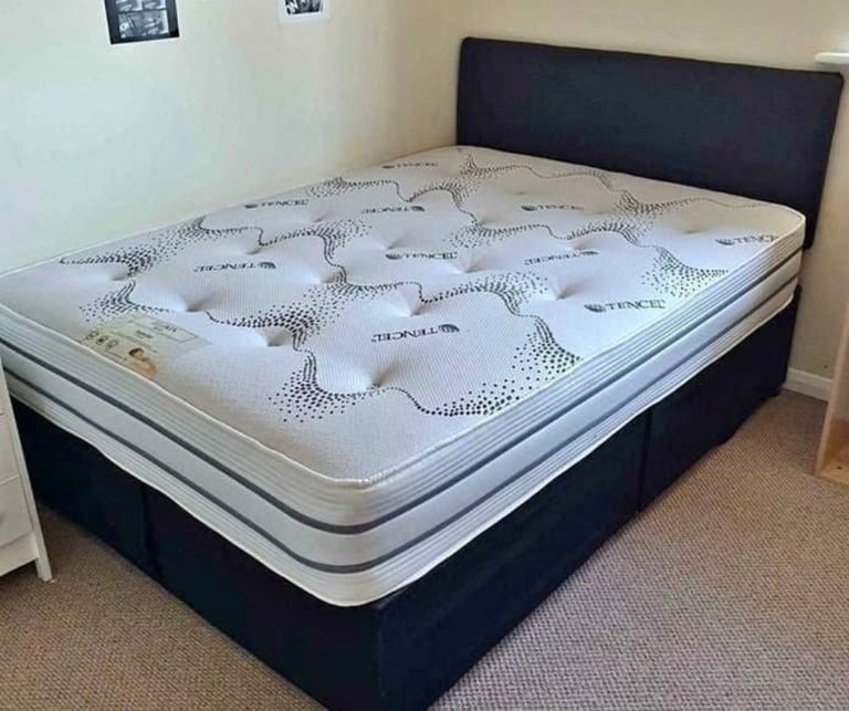 Double Divan Bed Frame With Mattress Also We Have Single or Small