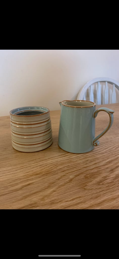 Denby Heritage Pavilion Sugar/ Creamer/Jar