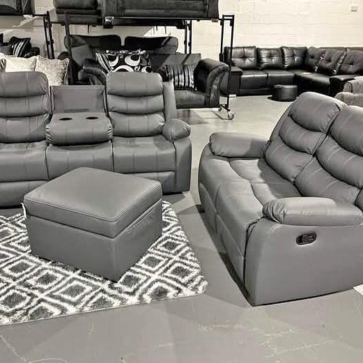image for  ** Stunning Leather Roma Recliner 3+2 Seater & Corner - 40% Off | Limited Offer! **