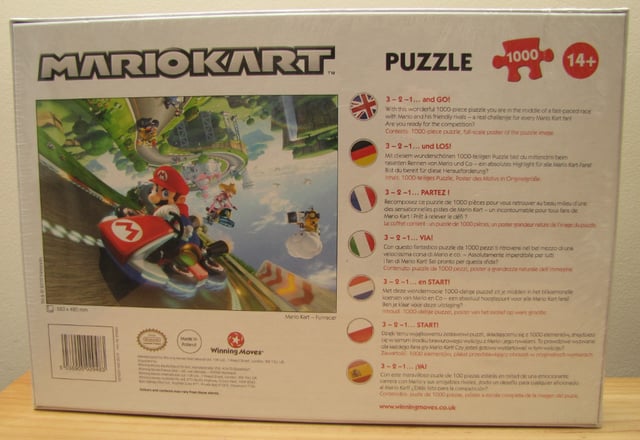 Puzzle 1000 Pièces - Mario Kart - Winning Moves