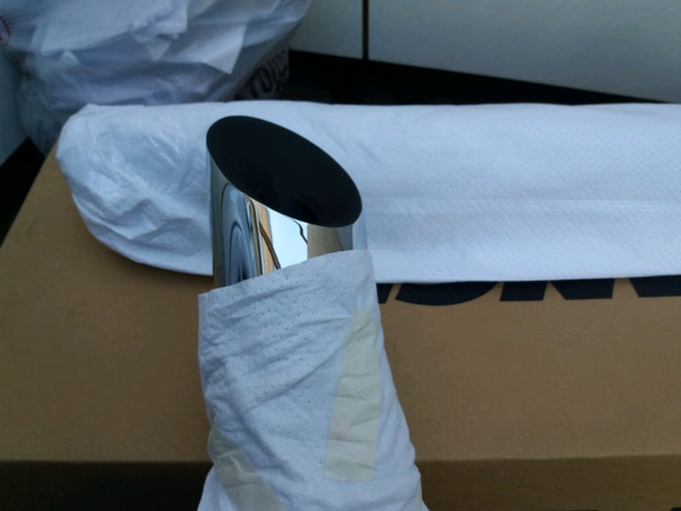  Triumph Bonneville exhaust mufflers unused