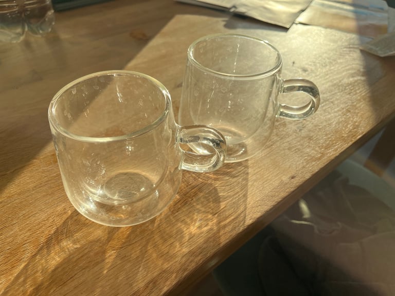 image for Judge Glass Coffee Cups (double walled) x2