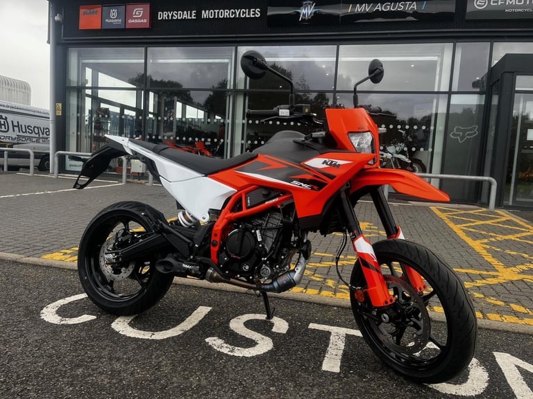 KTM 125 SMC R 125 SMCR Supermoto 0% Finance Offers @Drysdale Motorcycles