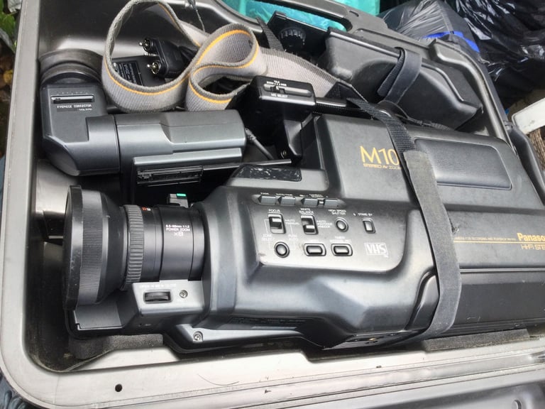 M10 VHS Vintage Panasonic Camcorder and Case