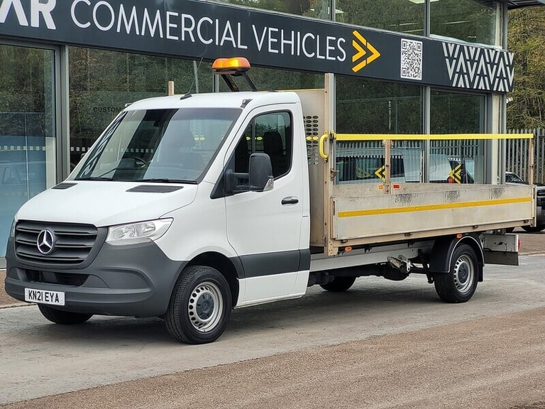 2021 Mercedes-Benz Sprinter 150ps 315 CDI Progressive Dropside with Air Con &amp; Tow Bar Dropsid...
