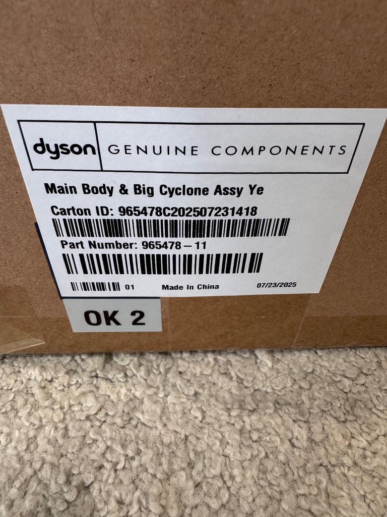 Dyson V15 Cyclone Motor Unit Genuine Part Brand New 