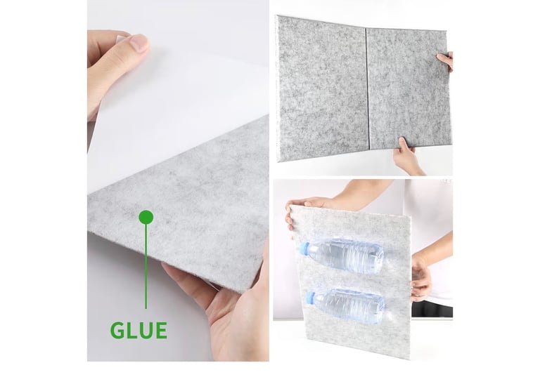 Adhesive Acoustic Panels Rectangular( brand new)10 pack