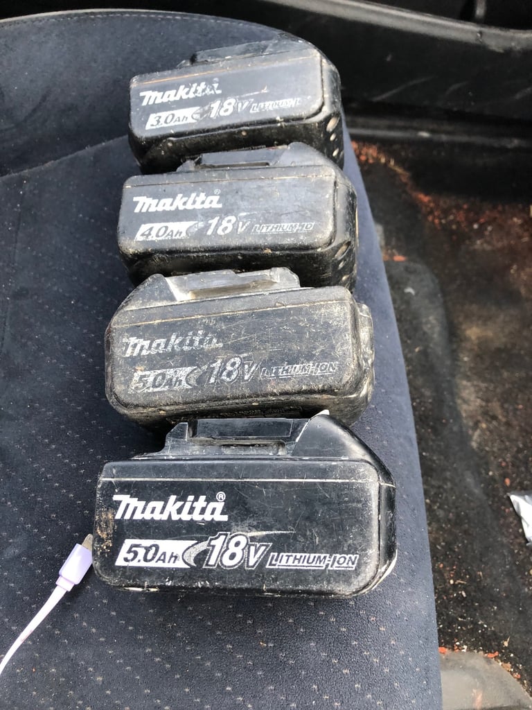 4x makita batteries