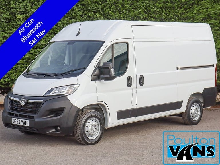 2022 Vauxhall Movano 3500 DYNAMIC 2.2BI TURBO 140BHP L2 H2 MWB HIGH ROOF PANEL VAN, Sat Nav, Air ...
