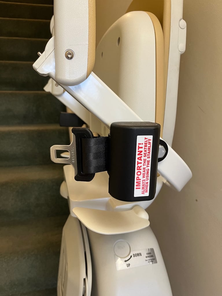Acorn Straight Stairlift with remote control 