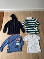 Job Lot Bundle 4 x Boys T-Shirts Tops | M&S Marks & Spencer | Age 8-9 Years