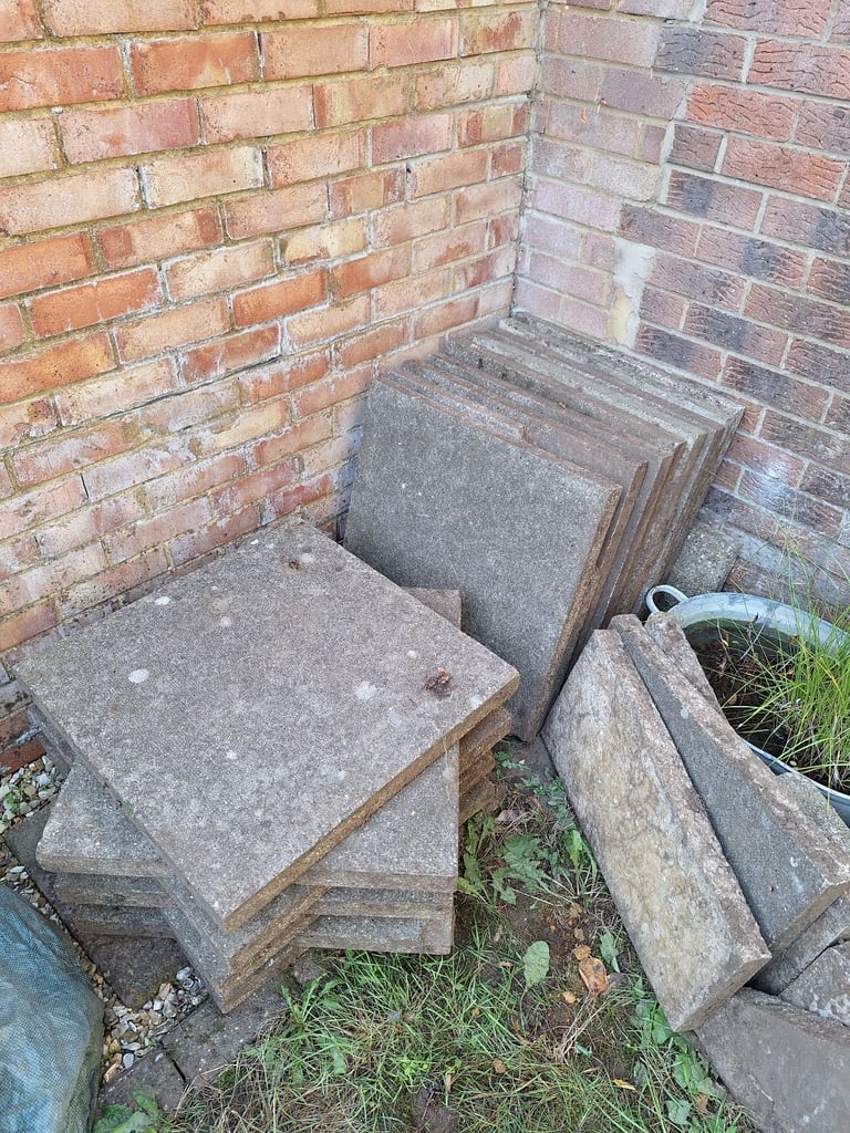 Free Concrete Paving Slabs - 20+ available