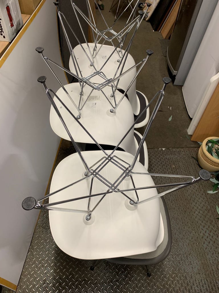 Genuine Vitra Eames DSR side chair (10 available)