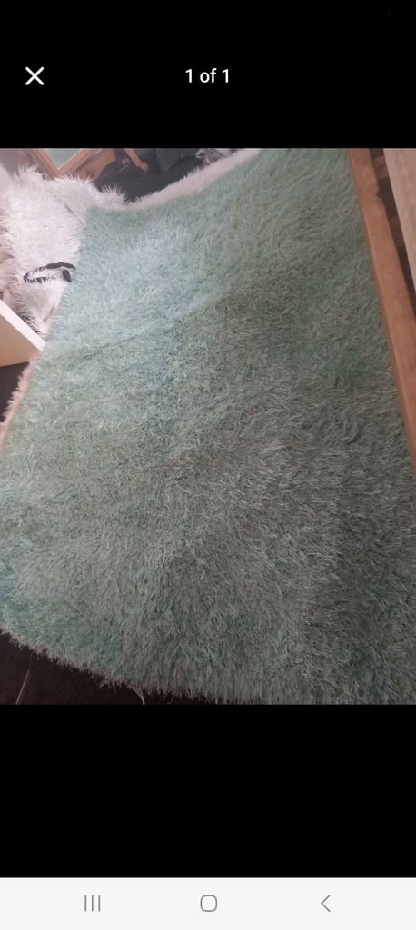 image for Turquise blue rug approx 100 by 140