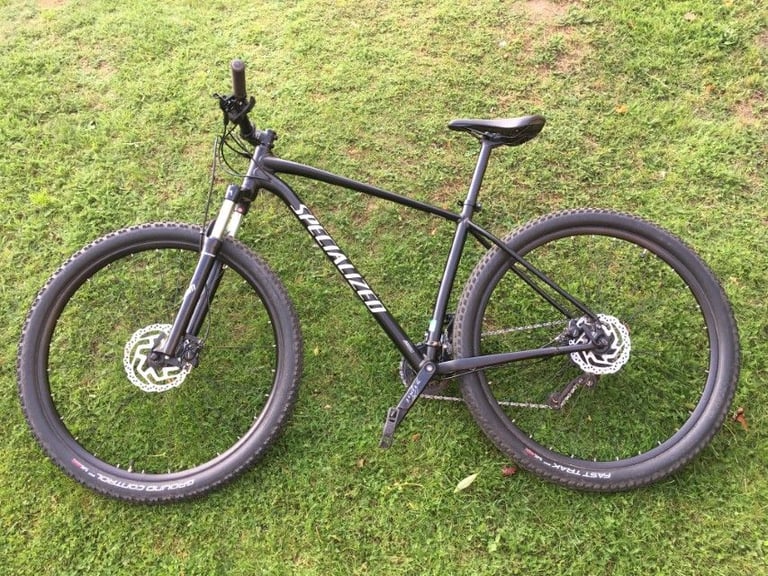 Specialized Rockhopper Comp 29” black Hardtail mountain xc bike - L frame cycle