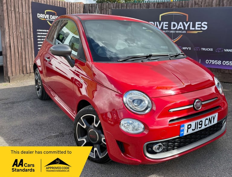image for 2019 Fiat 500 1.2 500 S 3dr Hatchback Petrol Manual