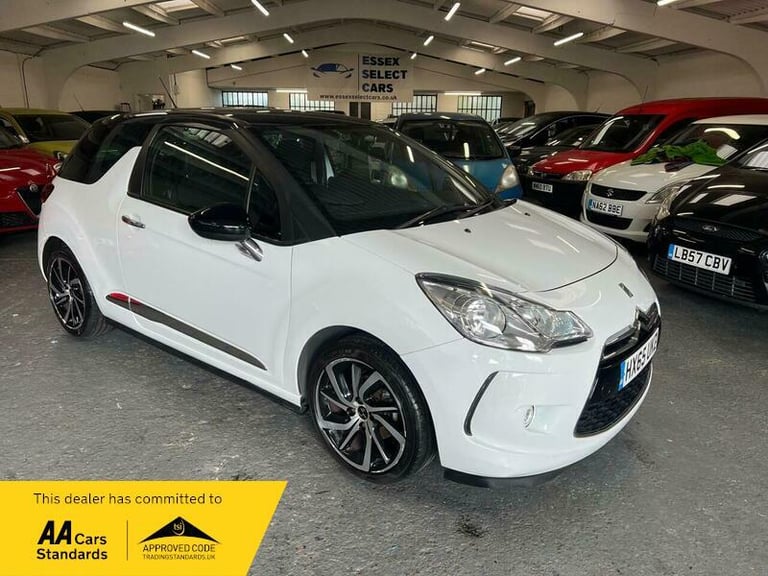 2016 DS Automobiles DS 3 1.2 PureTech DStyle Nav Euro 6 (s/s) 3dr HATCHBACK Petrol Manual