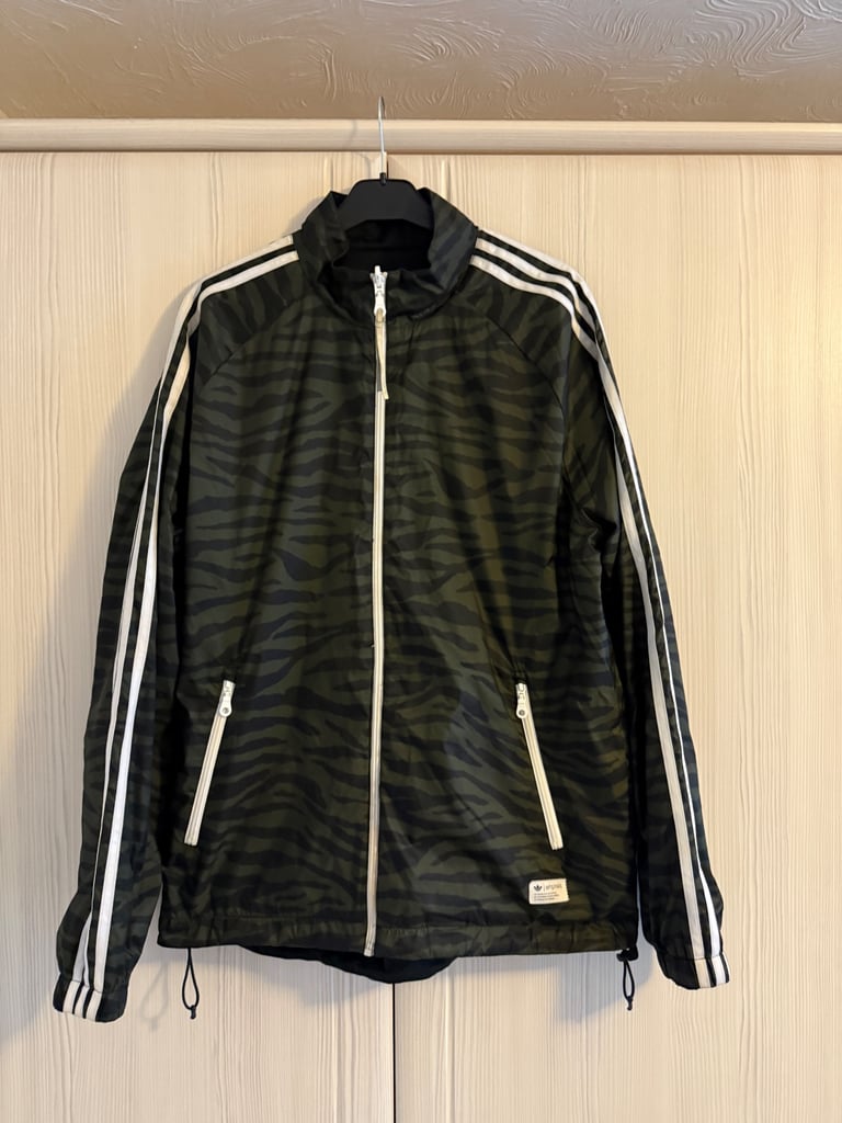 image for Adidas original reversible windbreaker jacket