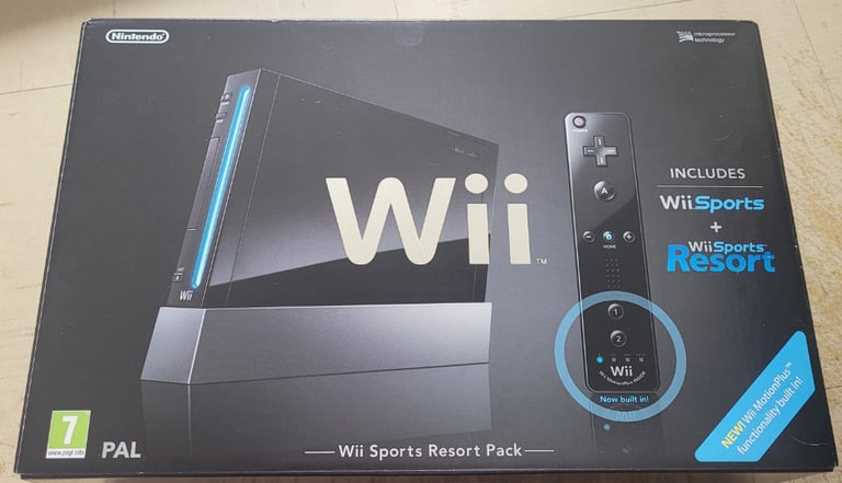 NEW Nintendo Wii Sports consul & Sports Resort black