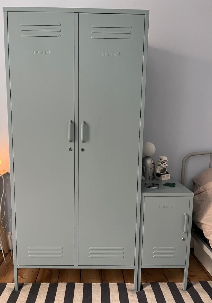 Mustard Made locker bedside table - ocean blue