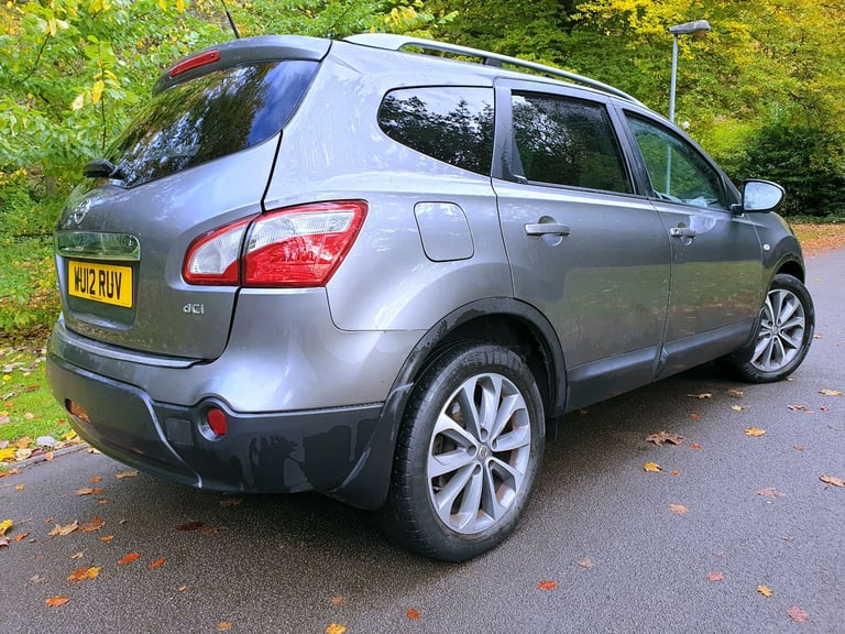 NISSAN QASHQAI 1.5 DCI TEKNA+2*7SEATS*2012*FSH*LEATHER*PANROOF*PARKING CAM*NAV*BL-TOOTH*XENONS#JEEP
