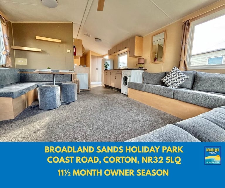 CHEAP STATIC CARAVAN FOR SALE AT BROADLAND SANDS 